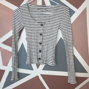 Striped zelly top